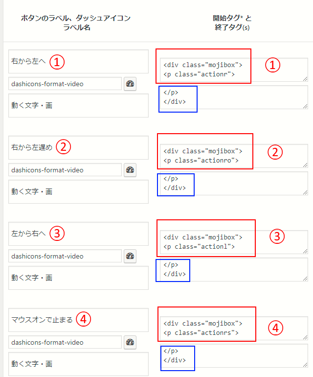 「AddQuicktag」設定