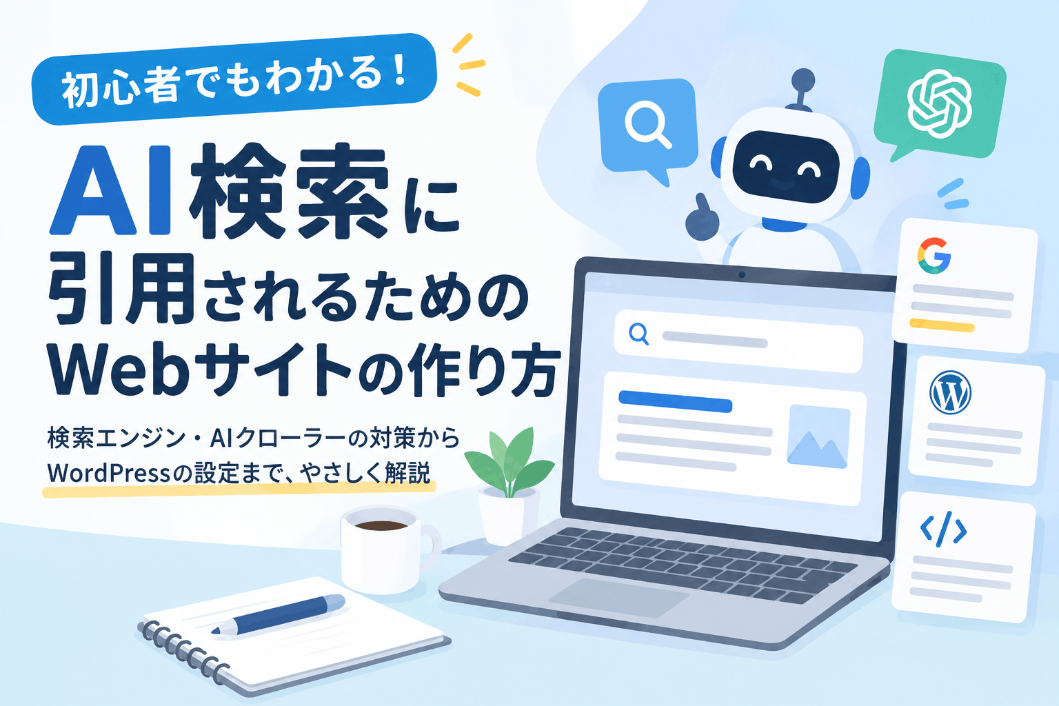 WordPressサイトをAI検索対応にする方法